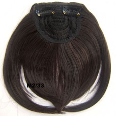 Pony hairextension clip in bruin / rood - M2/33#