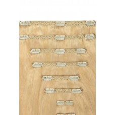 Remy Human Hair extensions Double Weft straight - blond 22/613#
