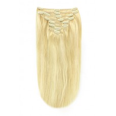 Remy Human Hair extensions straight - blond 22/613