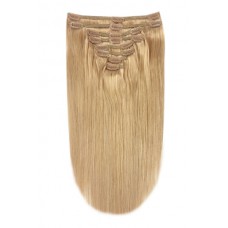 Remy Human Hair extensions straight - blond 27#
