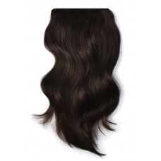 Remy Human Hair extensions Double Weft straight - bruin 2#