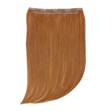 Remy Human Hair extensions Quad Weft straight - rood 30#
