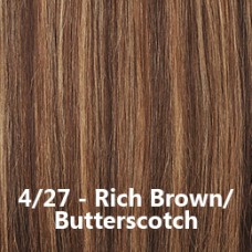 Flip-In Hair 4/27 Rich Brown/Butterscotch