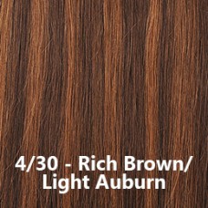 Flip-In Hair 4/30 Rich Brown/Light Auburn