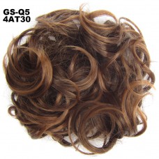Haar Wrap bruin/rood 4AT30#