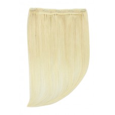 Remy Human Hair extensions Quad Weft straight 16" - blond 60#