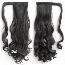 Wrap Around paardenstaart wavy 2#