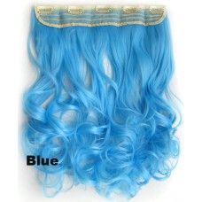 Clip in 1 baan wavy Blue