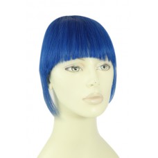 Remy Human Hair Clip-in Pony blue - blauw