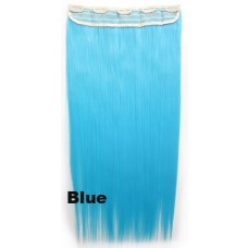 Clip in 1 baan straight Blue