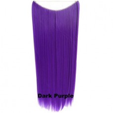 Wire hair straight Dark Purple