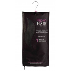 Flip-In Hair 1B Brown Black