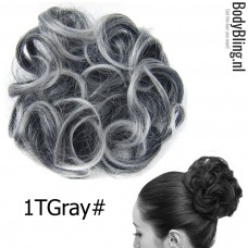 Haar Wrap zwart / grijs 1TGray#