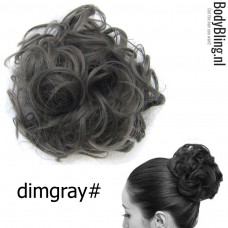 Haar Wrap grijs Dimgray#