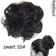 Haar Wrap zwart 1B#