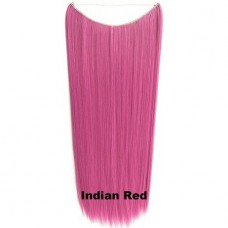 Wire hair straight Indian Red