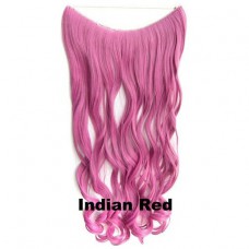 Wire hair wavy Indian Red