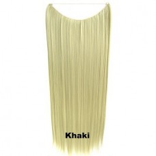 Wire hair straight Khaki