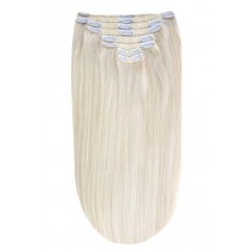 Remy Human Hair extensions straight Iceblonde-Remy hair-16"