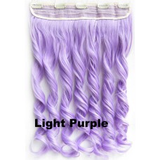 Clip in 1 baan wavy Light Purple