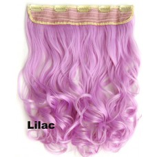 Clip in 1 baan wavy Lilac