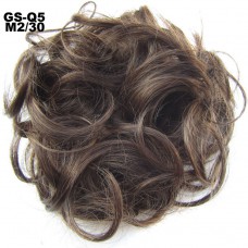 Haar Wrap bruin/rood M2/30#