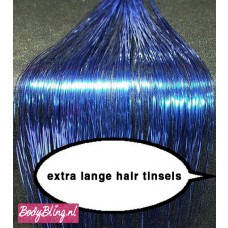 Hair Tinsels Sparkling blue #22