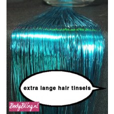 Hair Tinsels Shiny blue #9