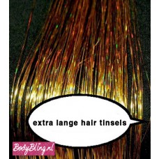 Hair Tinsels Sparkling gold #1