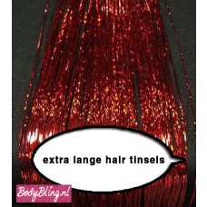 Hair Tinsels Sparkling red #25